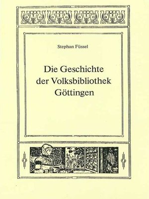 cover image of Die Geschichte der Volksbibliothek Göttingen